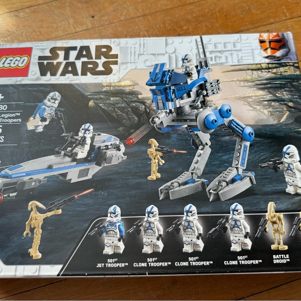 LEGO Star Wars 501st Legion Set - Blue, Gray, and White